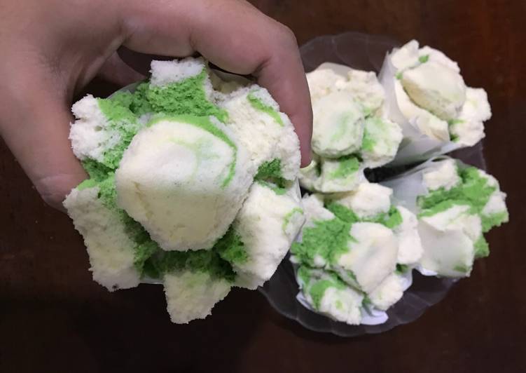 Resep Bolu kukus greentea yang praktis