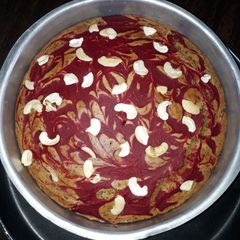 Jaggery and banana cake A picture of Jaggery and banana cake.