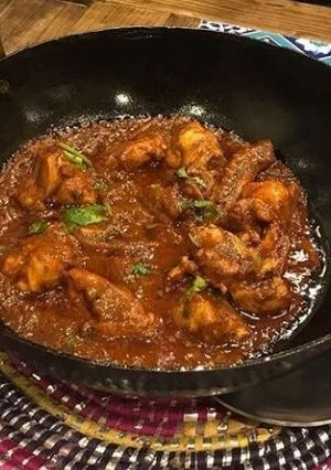 A picture of Lahori karahi.
