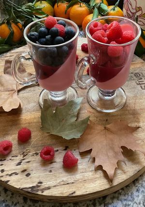 Une photo de 🌸🎀Flan aux fruits rouge🍒🍓🫐🎀