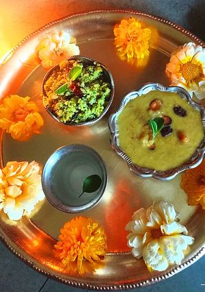A picture of Moongdal Payasa.