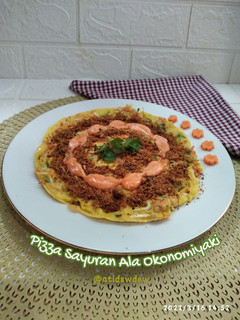 Foto resep *Pizza Sayuran Ala Okonomiyaki*