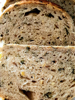 A picture of Wild Garlic Bread.
