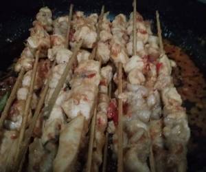 Resep mudah Sate Srepeh/Serepeh Ayam khas Rembang Lezat Mantap