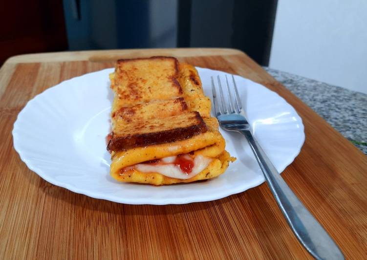 Recipe of Favorite Cheese Egg Toast