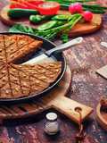Kibbeh bil Sanieh (Baked Kibbeh)