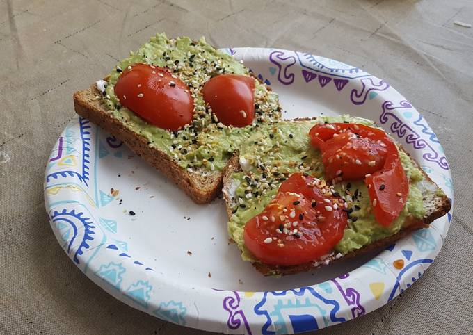 Recipe of Jamie Oliver Avacado Hummus Toast