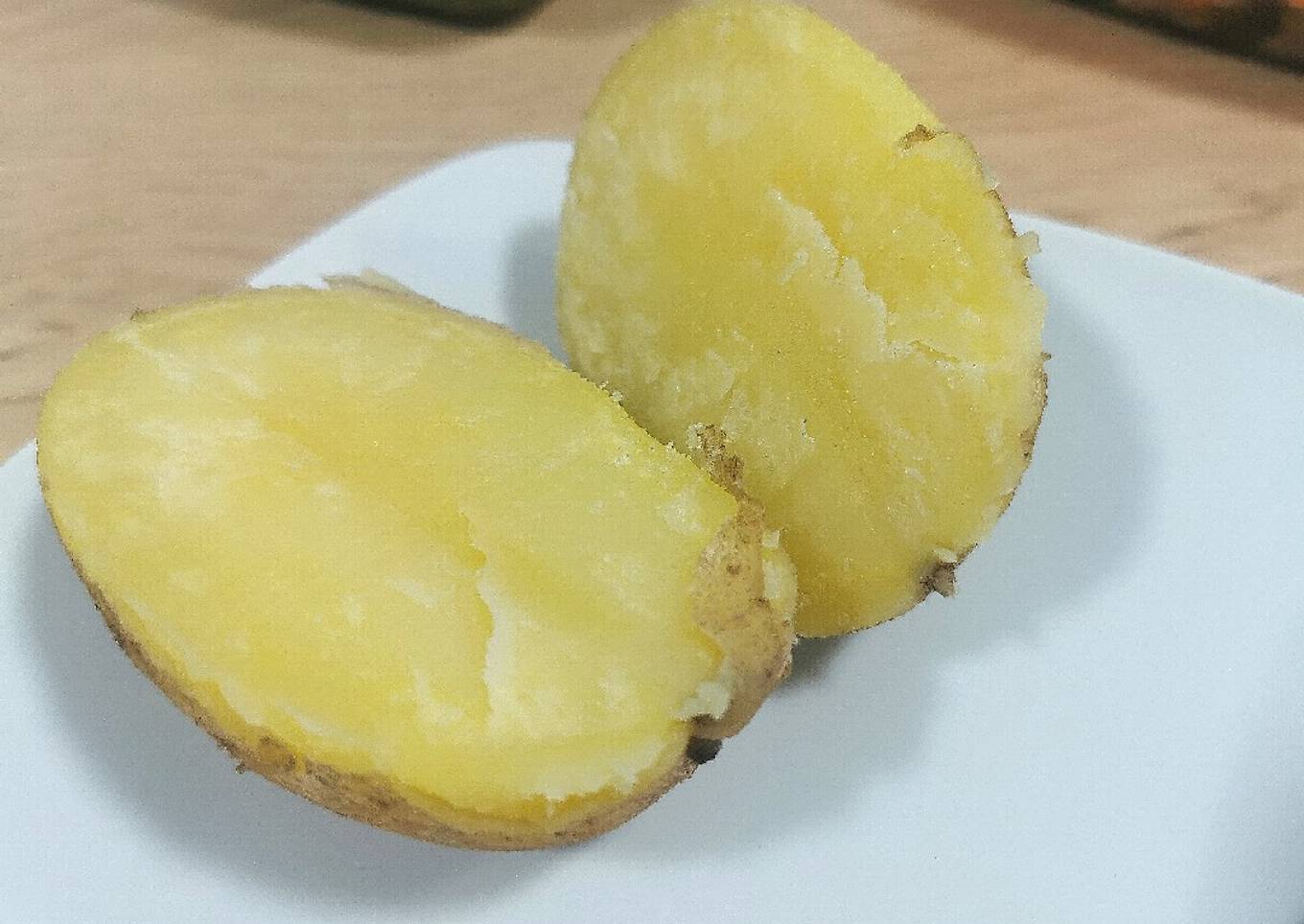 Patata cocida microondas