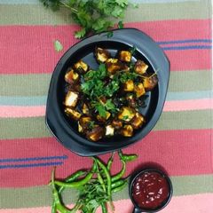 A picture of Paneer 65.