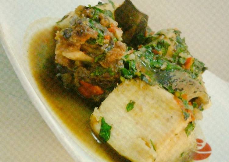 Everyday Fresh Cow leg pepper soup and yam