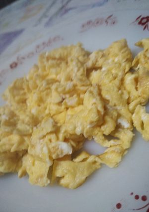 Una foto de Huevos revueltos!!