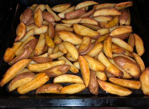 Una foto de Papas al limón y AOVE