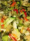 Tumis sayur seadanya #part 1 (kol vs labuh siam vs daun melinjo)