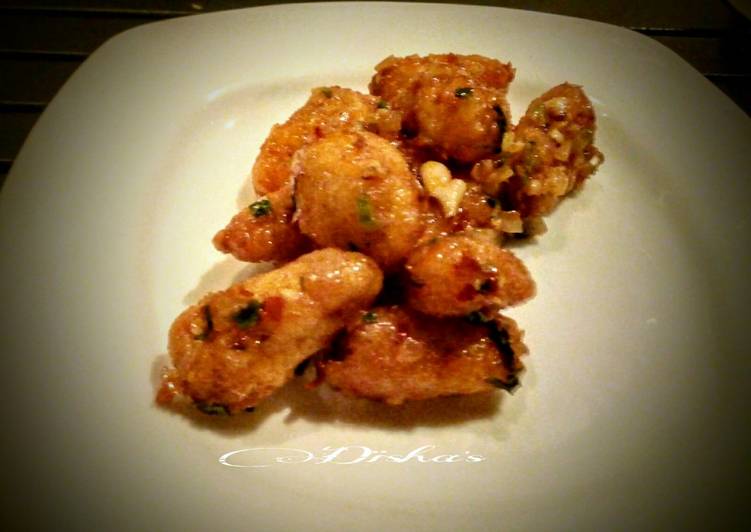 Crispy Dry Chilli Arbi