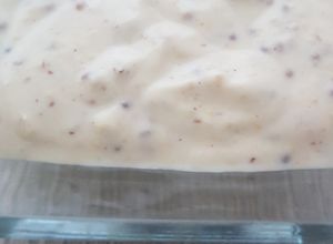 Foto principal de Salsa de mostaza con queso fresco batido