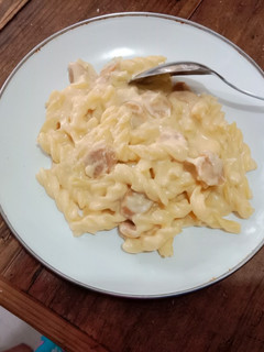 Foto resep Fusilli carbonara creamy
