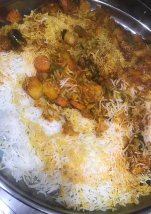 صورة لوصفة برياني مرق على طريقتي
