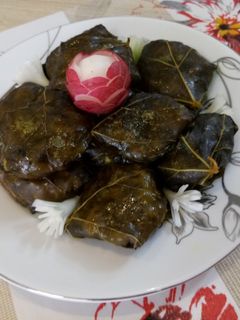 عکسی از دستور دلمه برگ مو🍁
