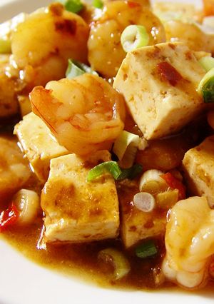 【厚生廚房】紅燒蝦仁豆腐 的食譜成品照片