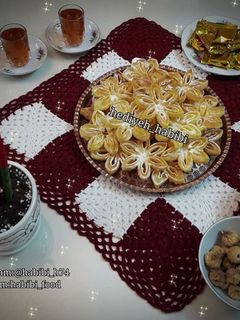 عکسی از دستور شیرینی نان پنجره ای هدیه بانو