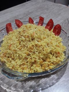 عکسی از دستور قیمه پلو گیاهی