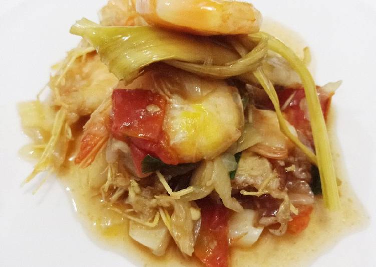 Bagaimana  Udang saus tiram rasa sunda Anti Gagal