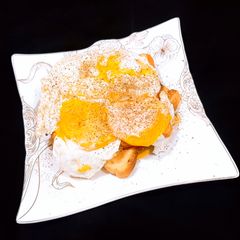 A picture of Poached Eggs🍳🥚.