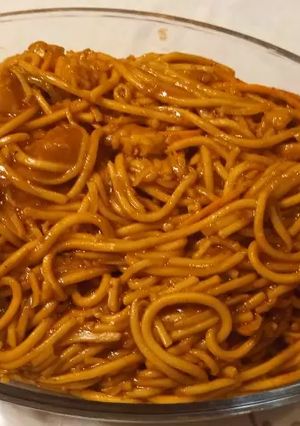 A picture of Three spice Chowmein.