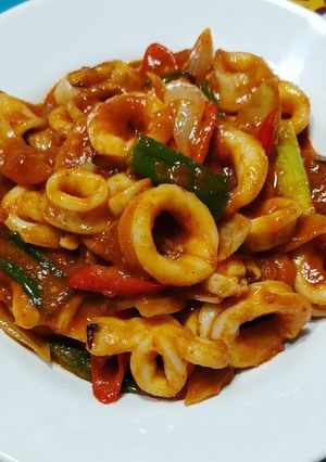 Foto resep Cumi Saos Padang