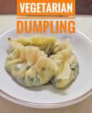 Vegetarian steam Dumpling / Gyoza / Mondu