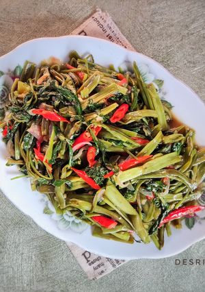 Foto resep Oseng Kangkung Terasi Saus Tiram