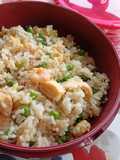 Arroz tres delicias (sin jamón)