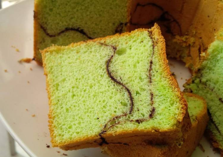Resep Chiffon Pandan OIL FREE Low Calorie oleh Tintin Rayner Cookpad