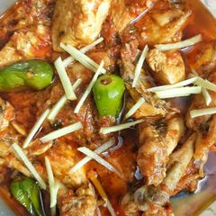 A picture of Shadion wali Chicken Karahi.