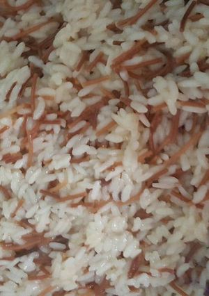 صورة لوصفة رز بشعيرية
