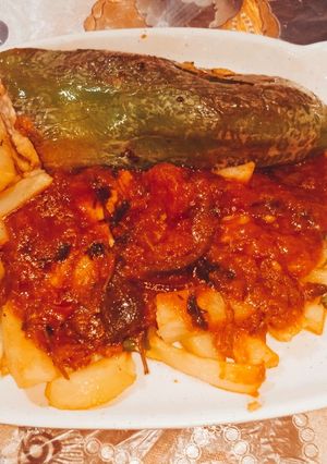 صورة لوصفة فلفل حلو محشي🇩🇿♥️😋🌹