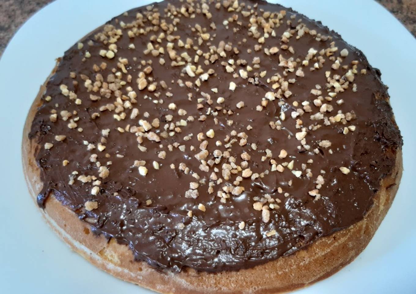 Bizcocho sólo con 1 huevo sin horno *merienda deliciosa y rápida*