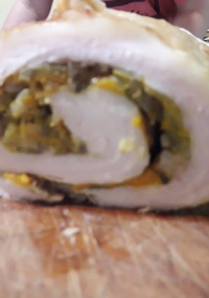 Una foto de Matambre de cerdo relleno