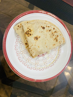 A picture of Roti (Chapati).