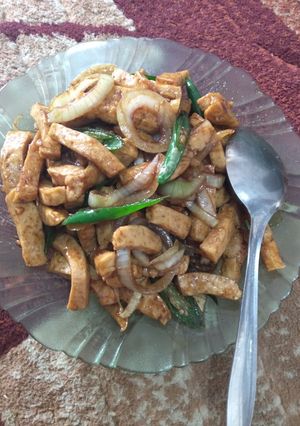 Foto resep Tahu putih saos teriyaki
