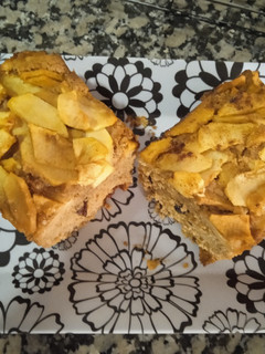 Una foto de Budín integral de manzanas!