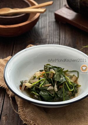Gambar Sayur Pegaga Tumis Udang Kering