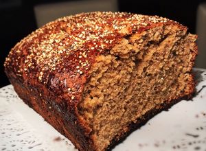 Una foto de Pan integral 100% con avena. El más rico, esponjoso y saludable