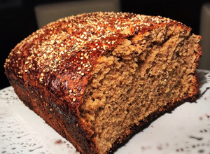 Una foto de Pan integral 100% con avena. El más rico, esponjoso y saludable