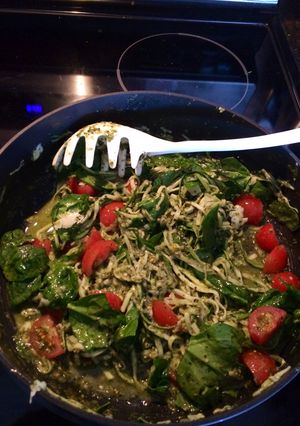 A picture of Zucchini Pesto.