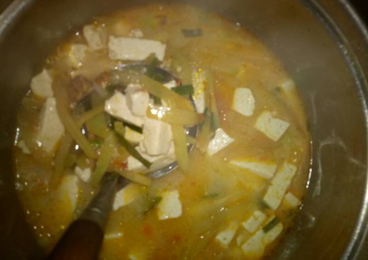 Proses Membuat Lodeh gondes tahu Anti Gagal