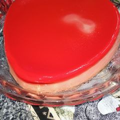 A picture of Strawberry Egg Pudding.