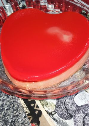 A picture of Strawberry Egg Pudding.