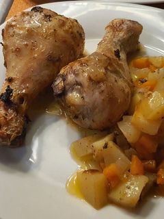 Una foto de Pollo al horno