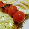 Tomates cherry confitados con hierbas aromáticas